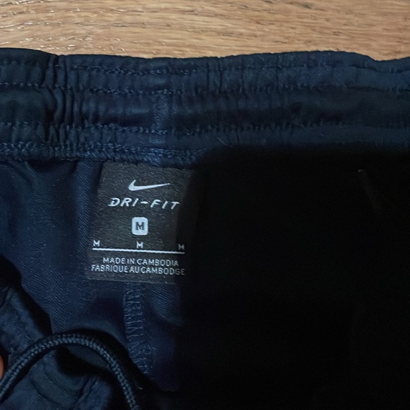 Navy blue Nike track pants worn lightly - Picture 2 of 2